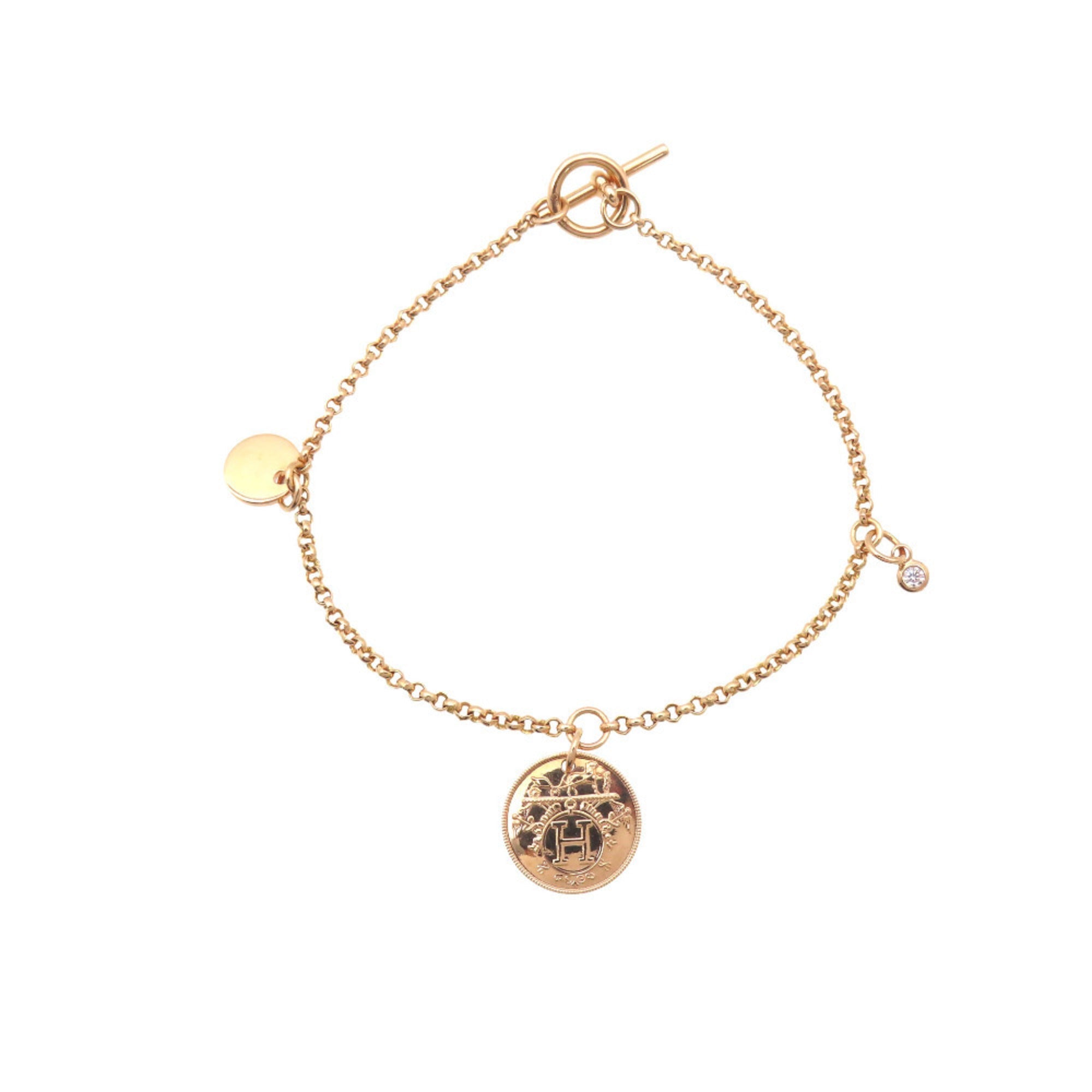 Bracelet 18K Rose Gold with Diamond Mini