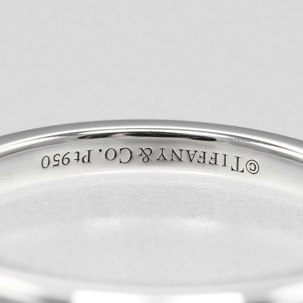 Band Ring Platinum with Diamond