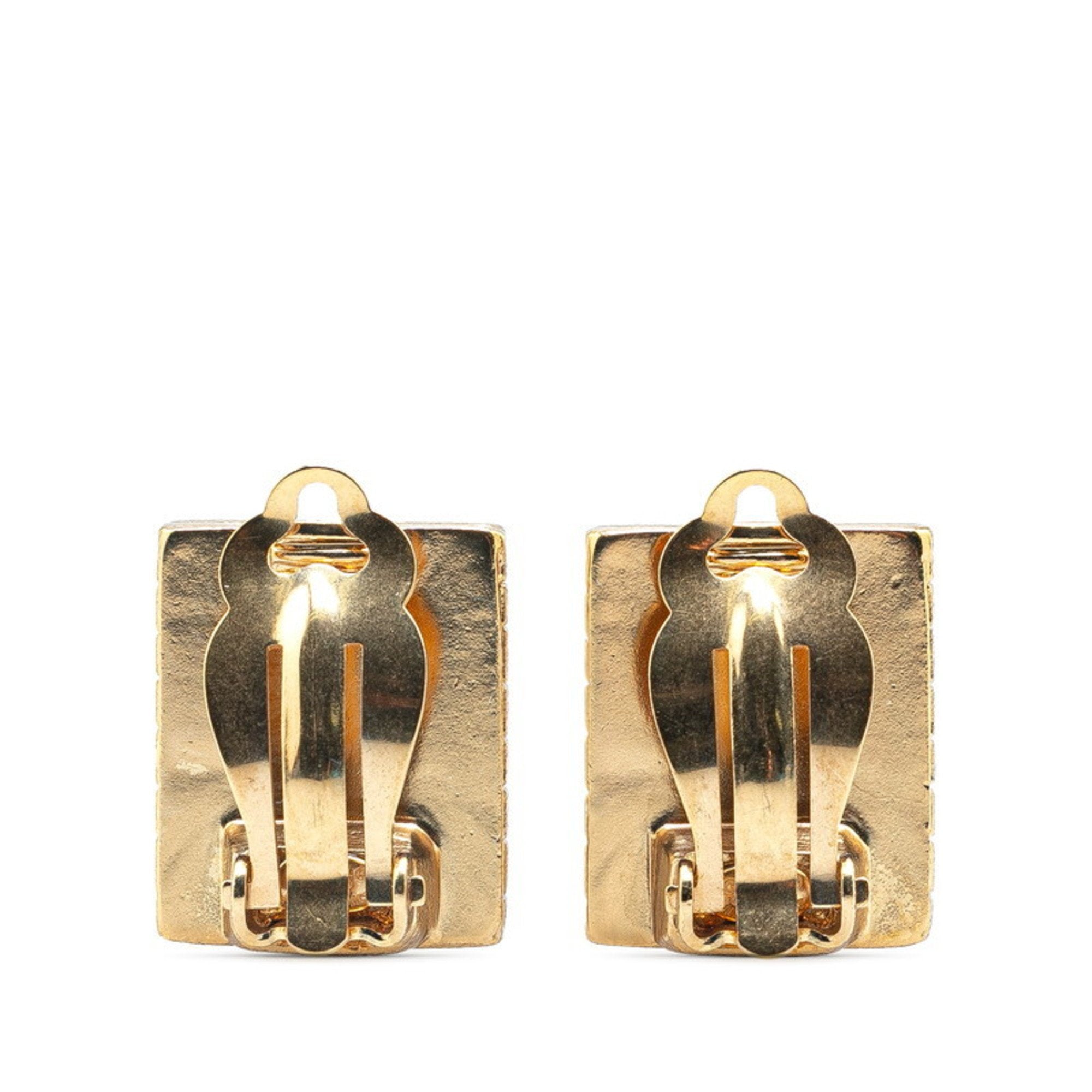 Earrings Gold-Tone Metal