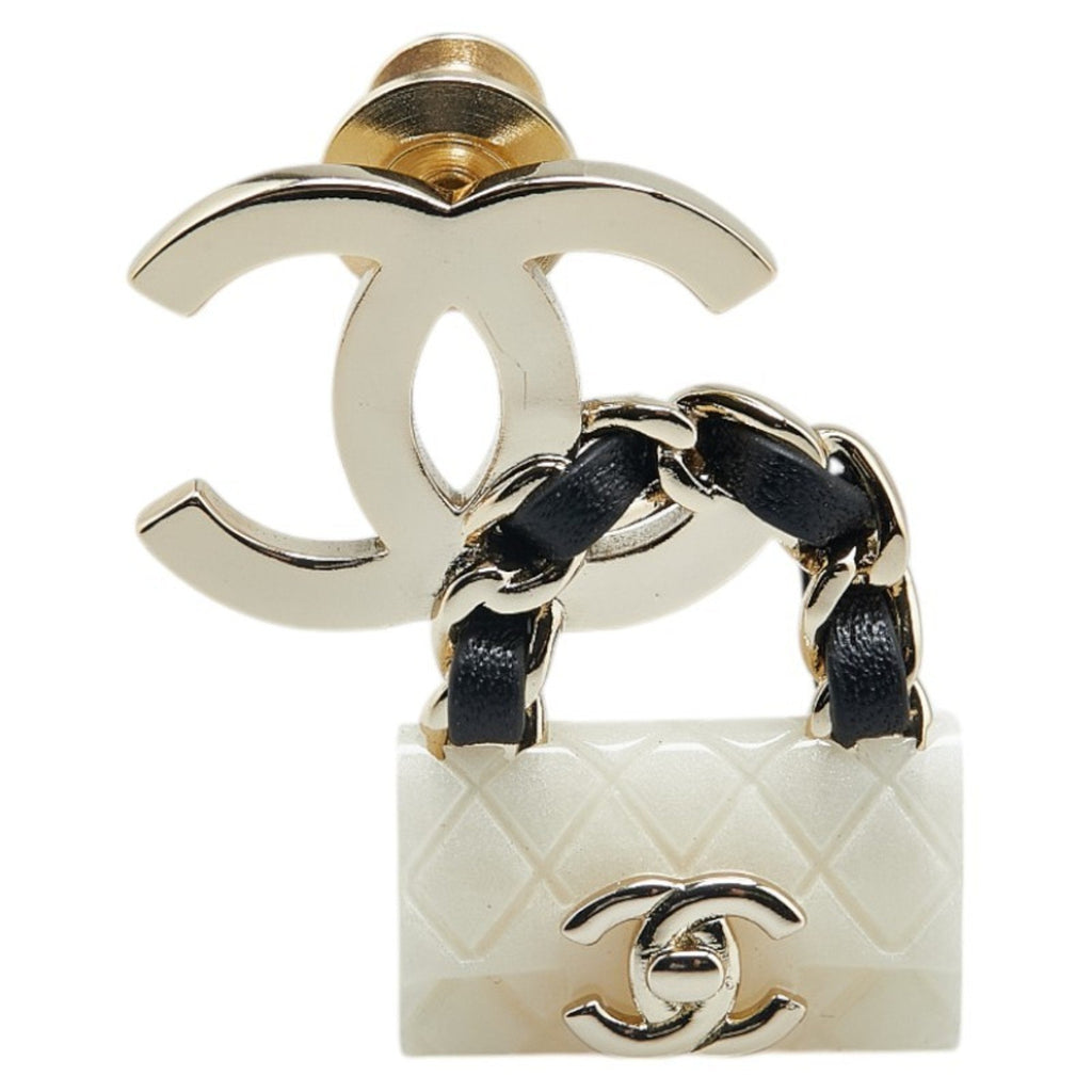 CC Logo Brooch Metal