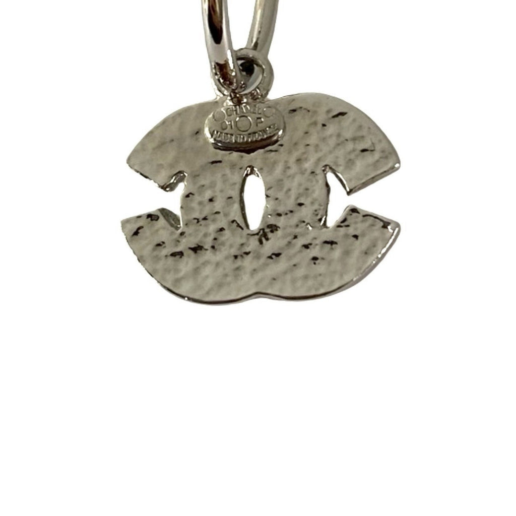 CC Logo Earrings Sterling Silver Silver-Tone Metal