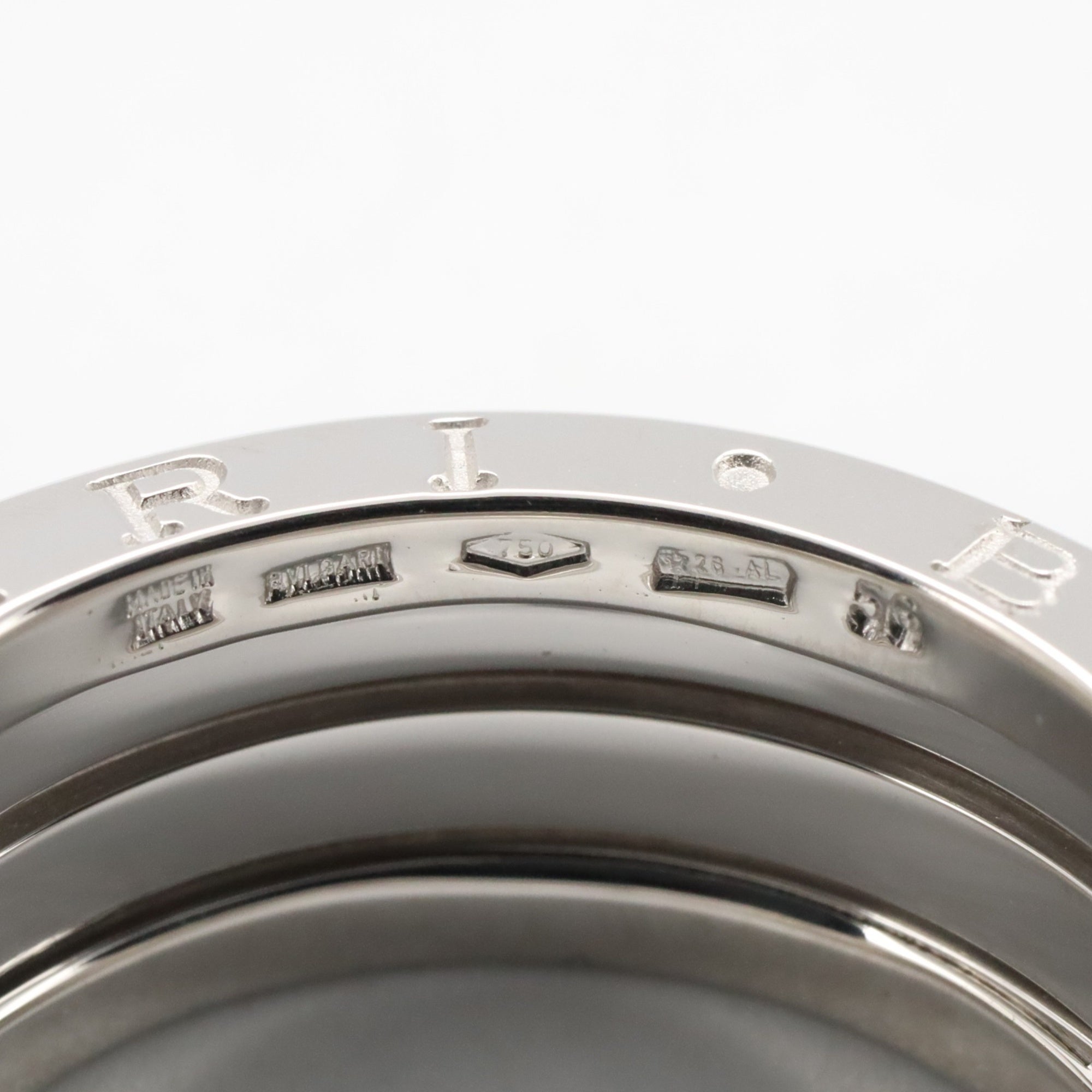 B.Zero1 Ring 18K White Gold and Sterling Silver