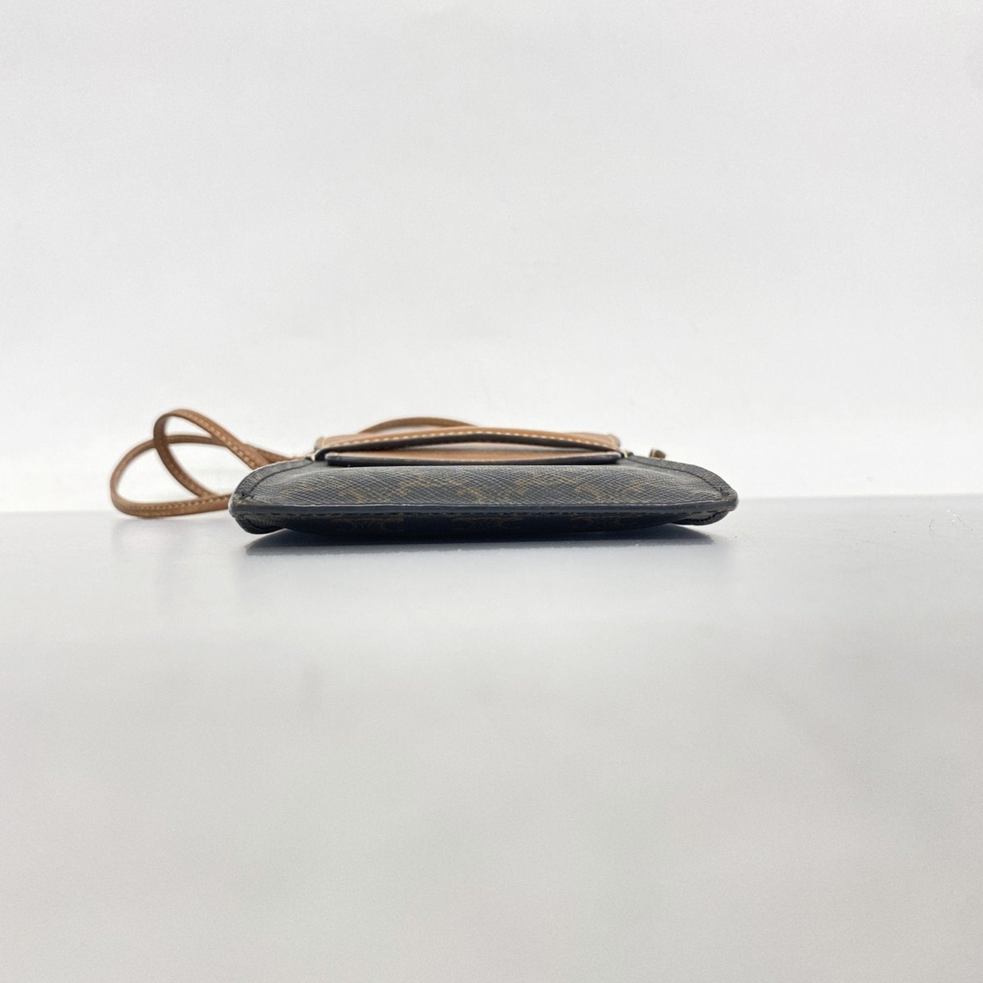 Wallet on Strap Triomphe Coated Canvas