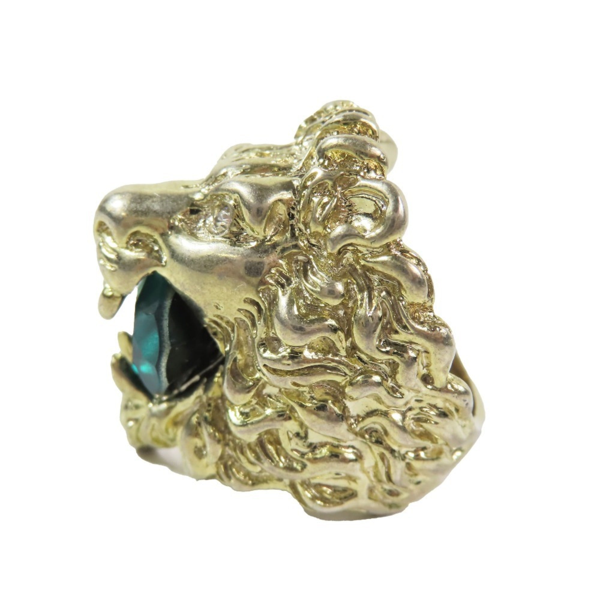 Band Ring Gold with Crystal