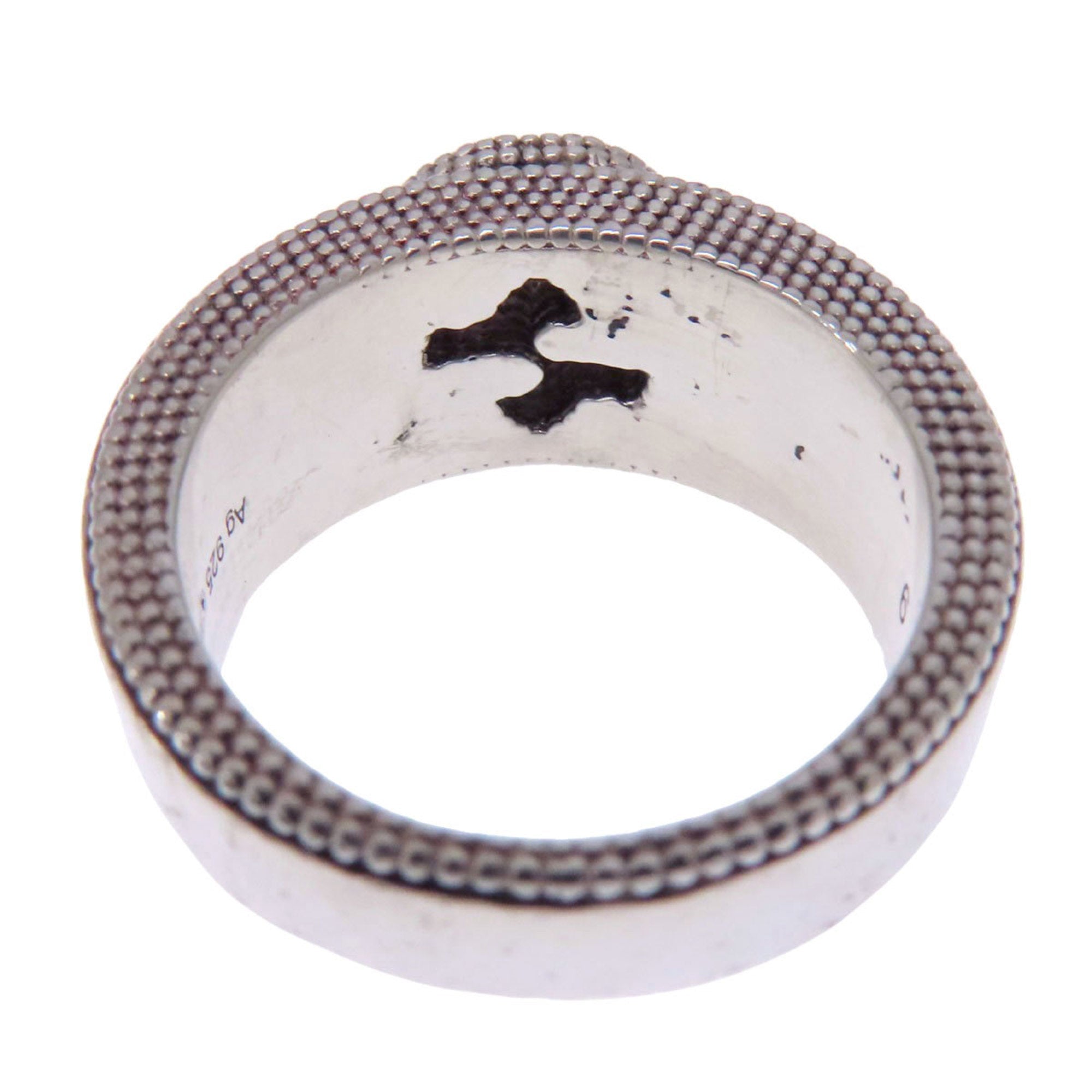 Interlocking G Ring Sterling Silver