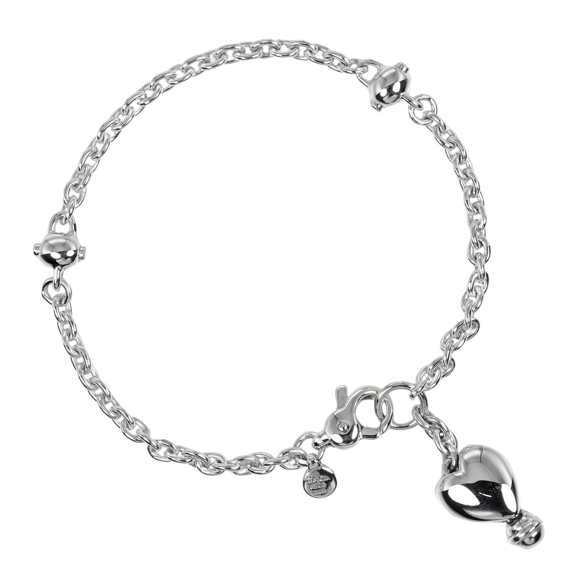 Heart Bracelet Sterling Silver