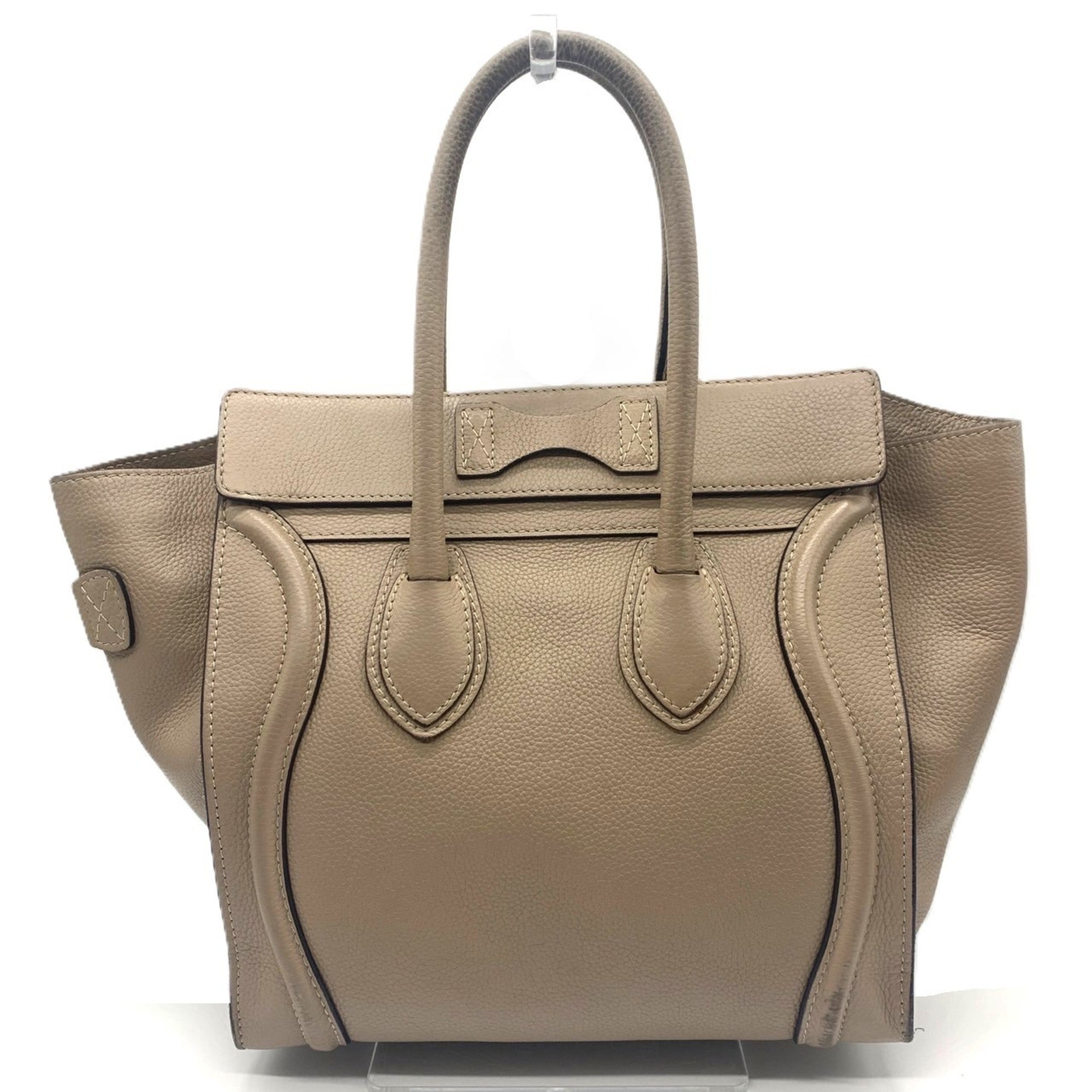 Luggage Bag Grainy Leather Micro
