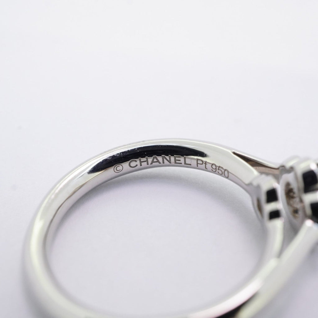 Camellia Ring Platinum With Diamond