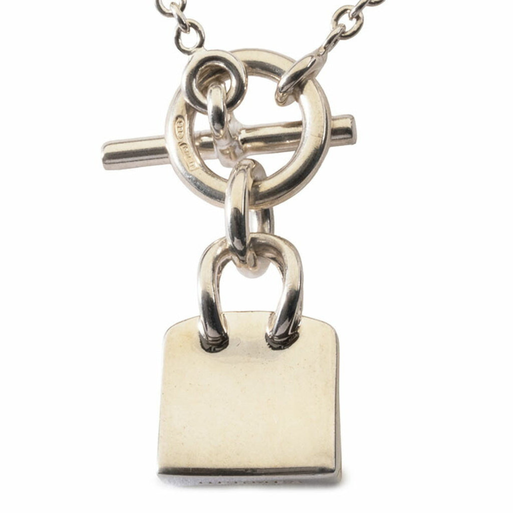 Birkin Amulet Pendant Necklace Sterling Silver