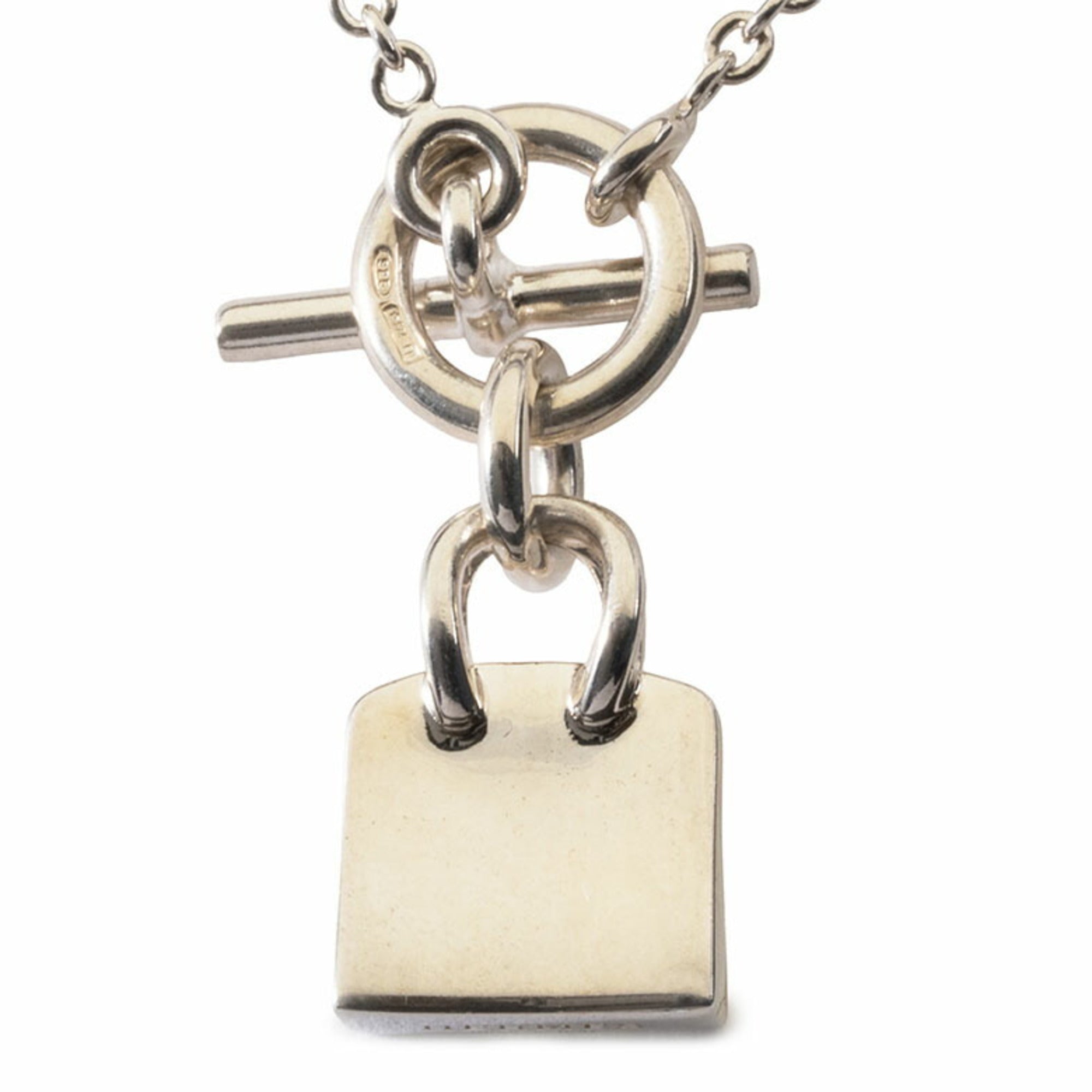 Birkin Amulet Pendant Necklace Sterling Silver