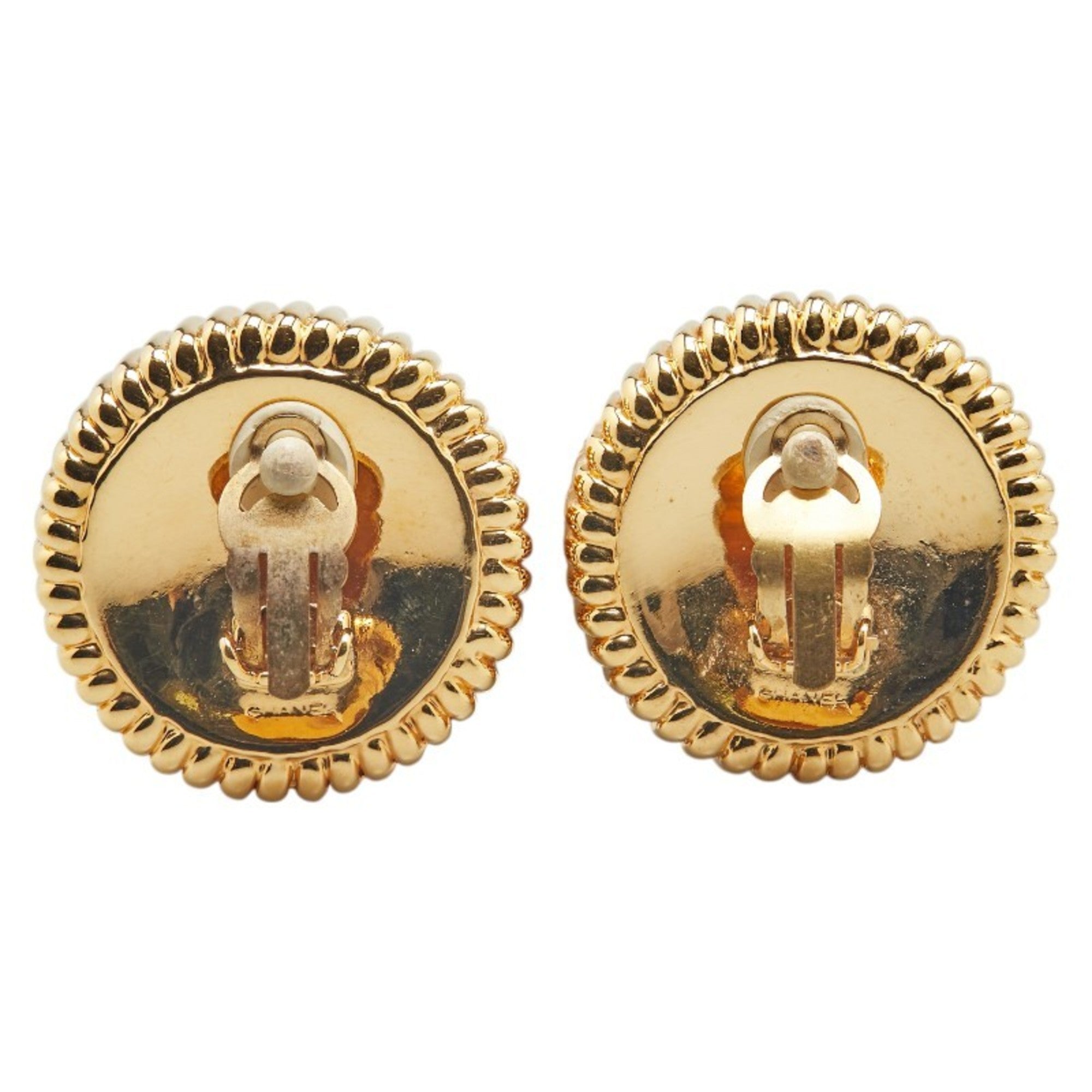 Pearl Clip-On Earrings Pearl and Gold
