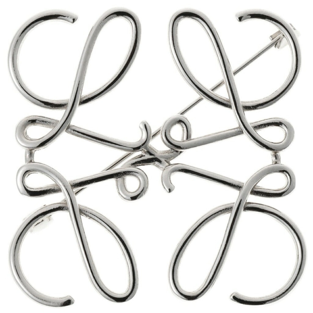 Anagram Brooch Brass