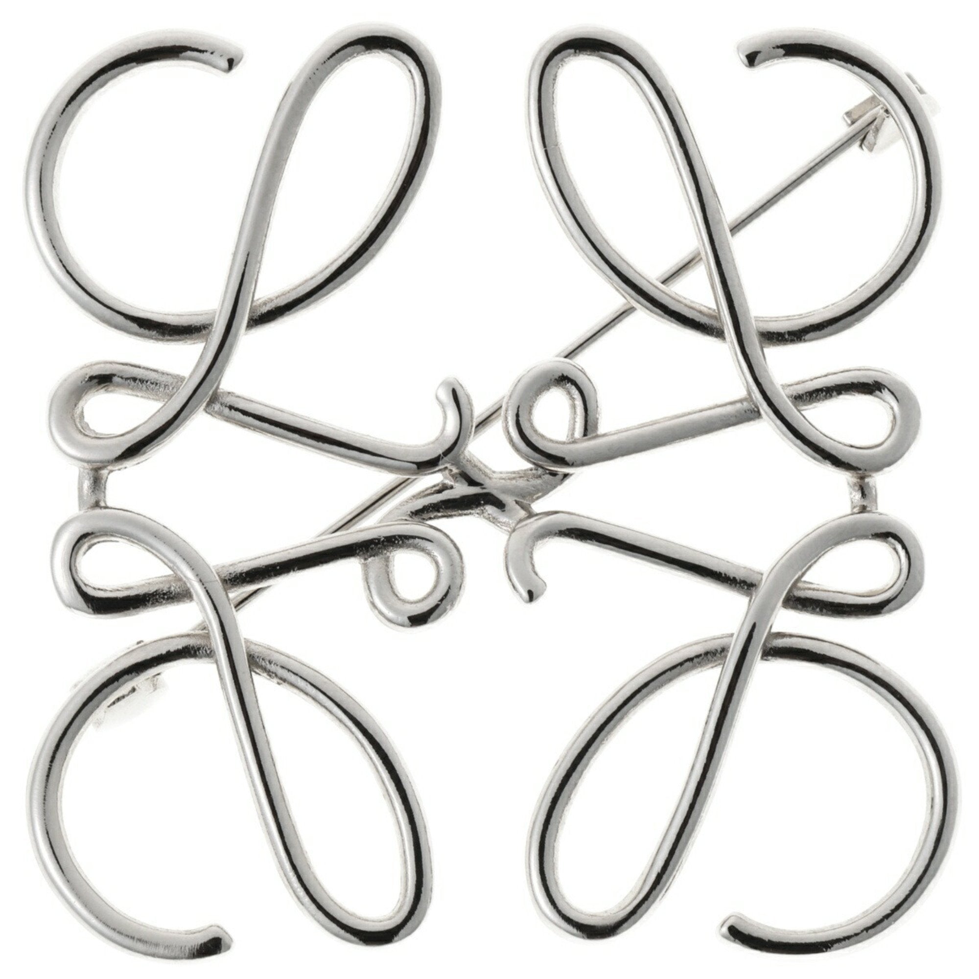 Anagram Brooch Brass