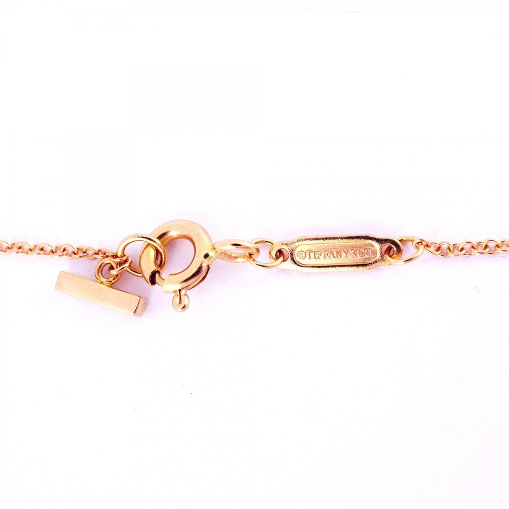T Smile Mini Pendant Necklace 18K Rose Gold