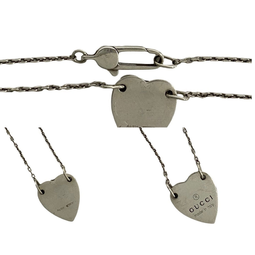 Heart Tag Motif Bracelet Sterling Silver