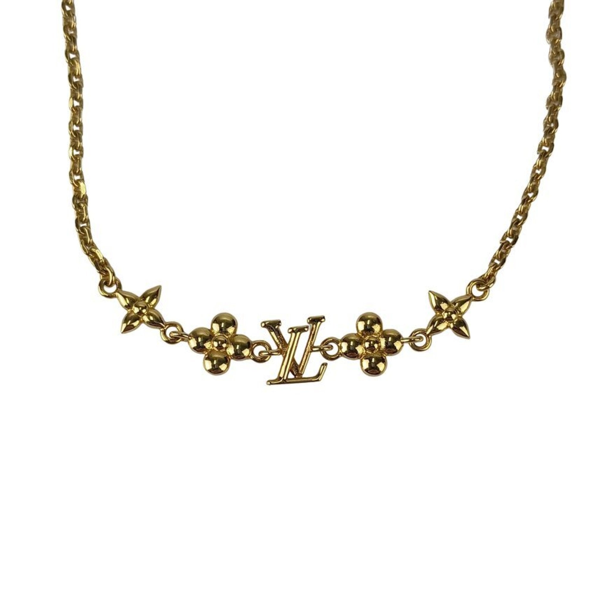 Pendant Necklace Gold Metal