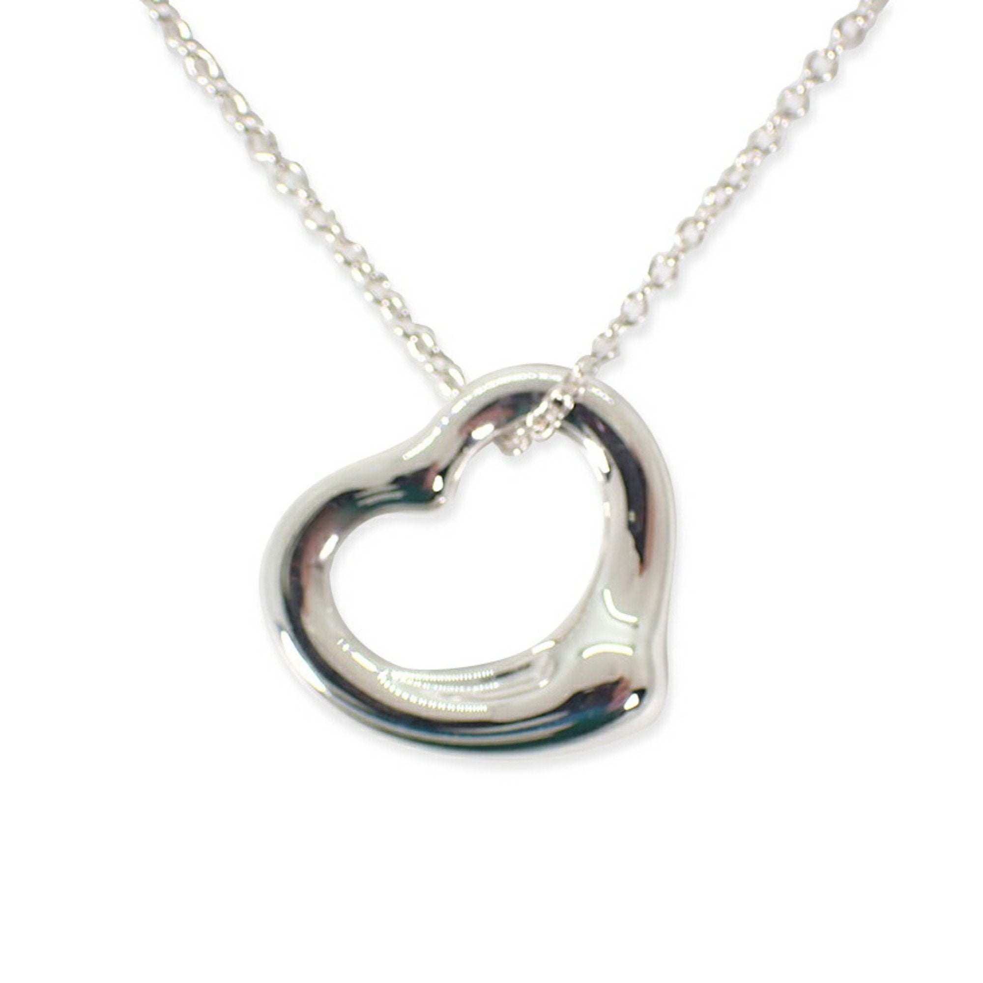 Heart Pendant Necklace Sterling Silver