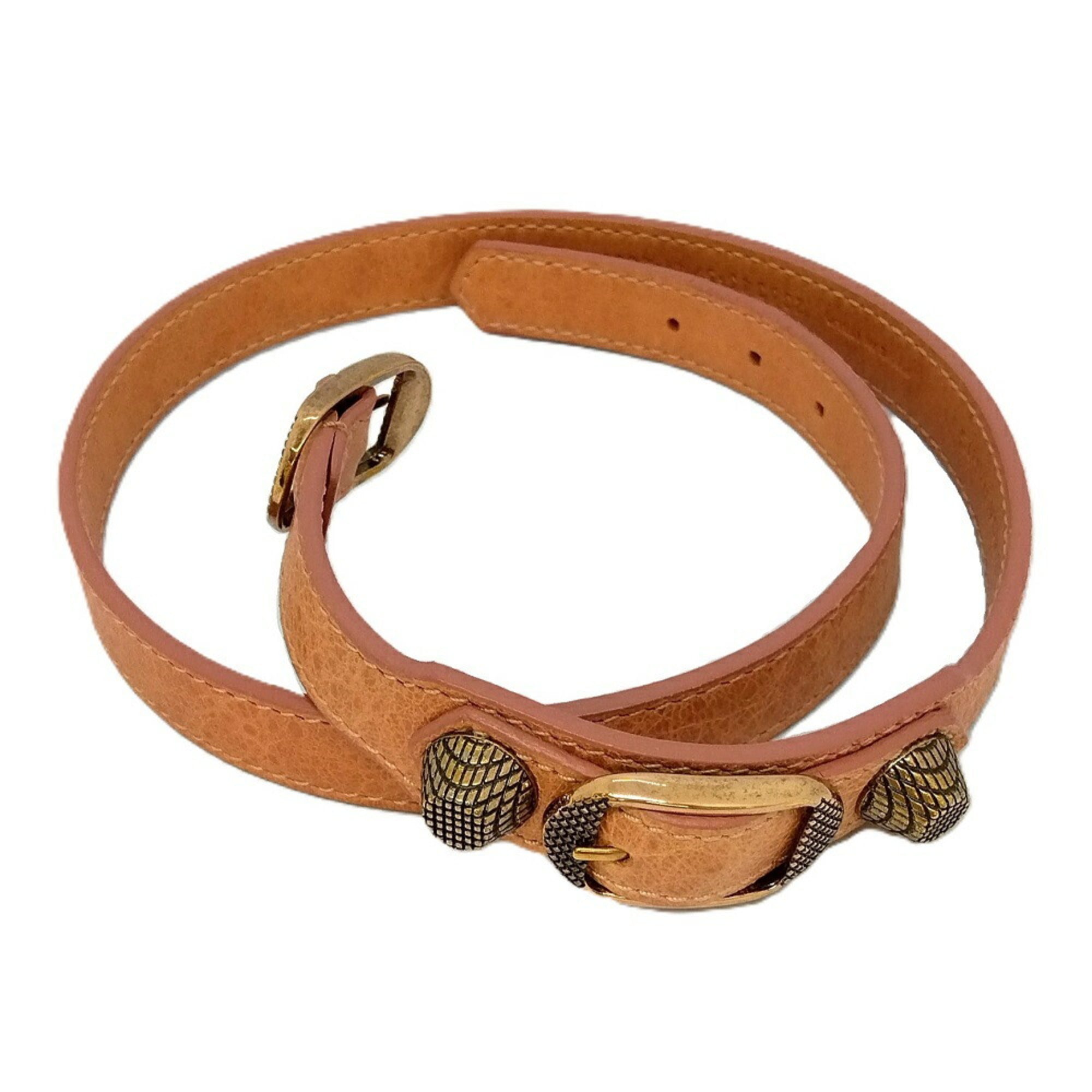 Giant Bracelet Leather and 18K Rose Gold and 18K Yellow Gold