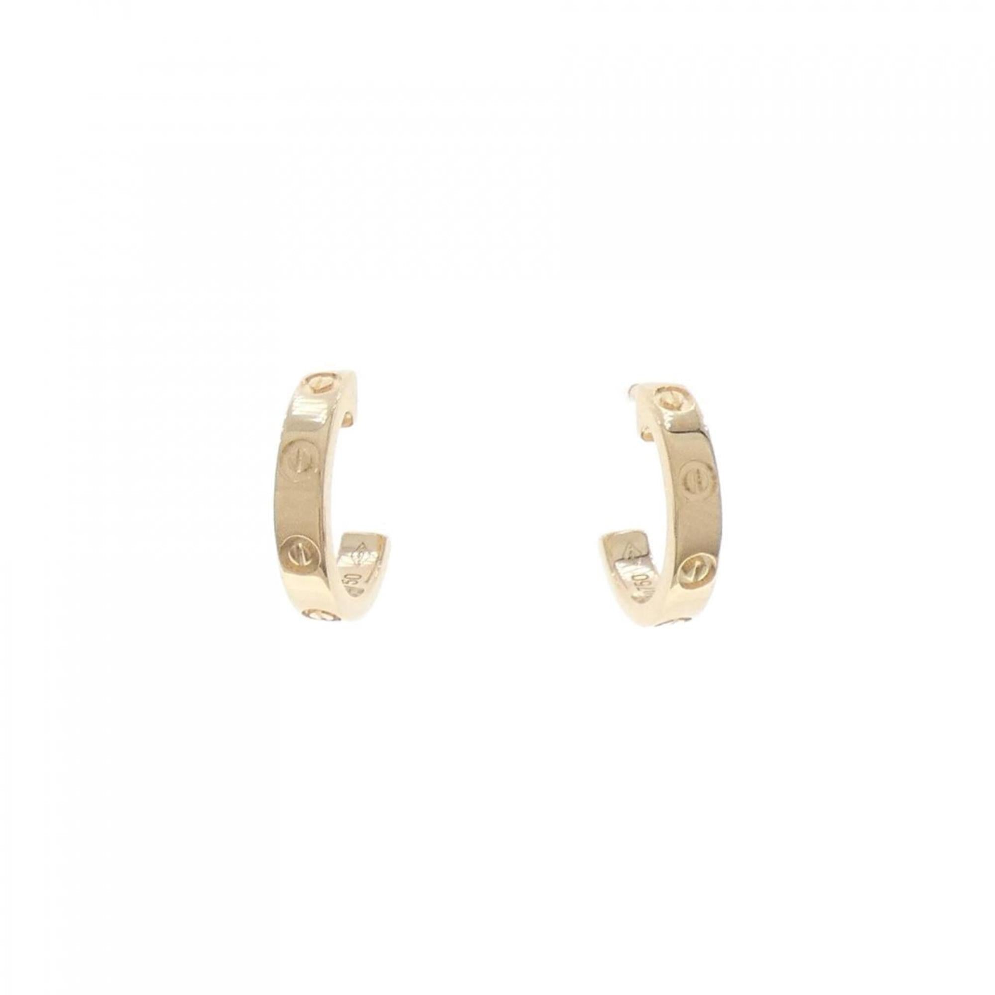Love Stud Earrings 18K Rose Gold Mini 18K Rose Gold
