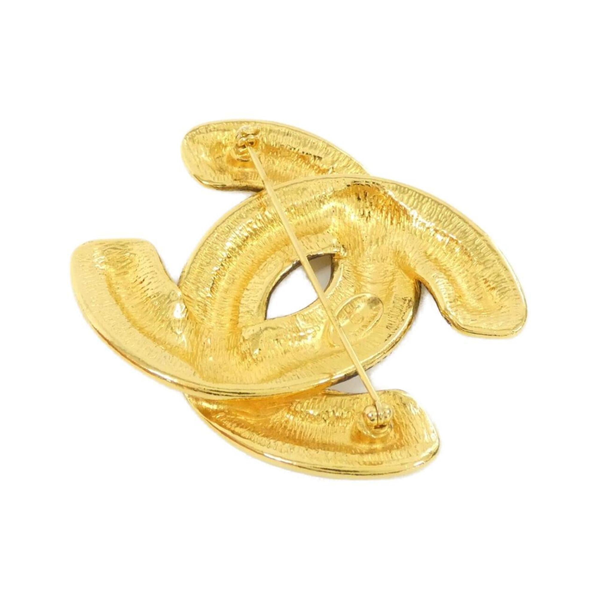Brooch Gold-Tone Metal