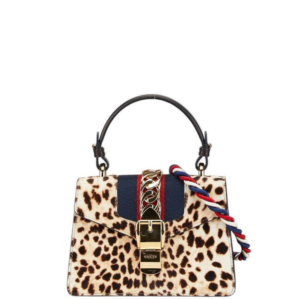 Sylvie Shoulder Bag Printed Calf Hair Mini