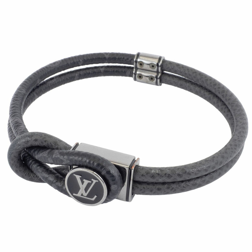 Bracelet Monogram Canvas Black and Gray