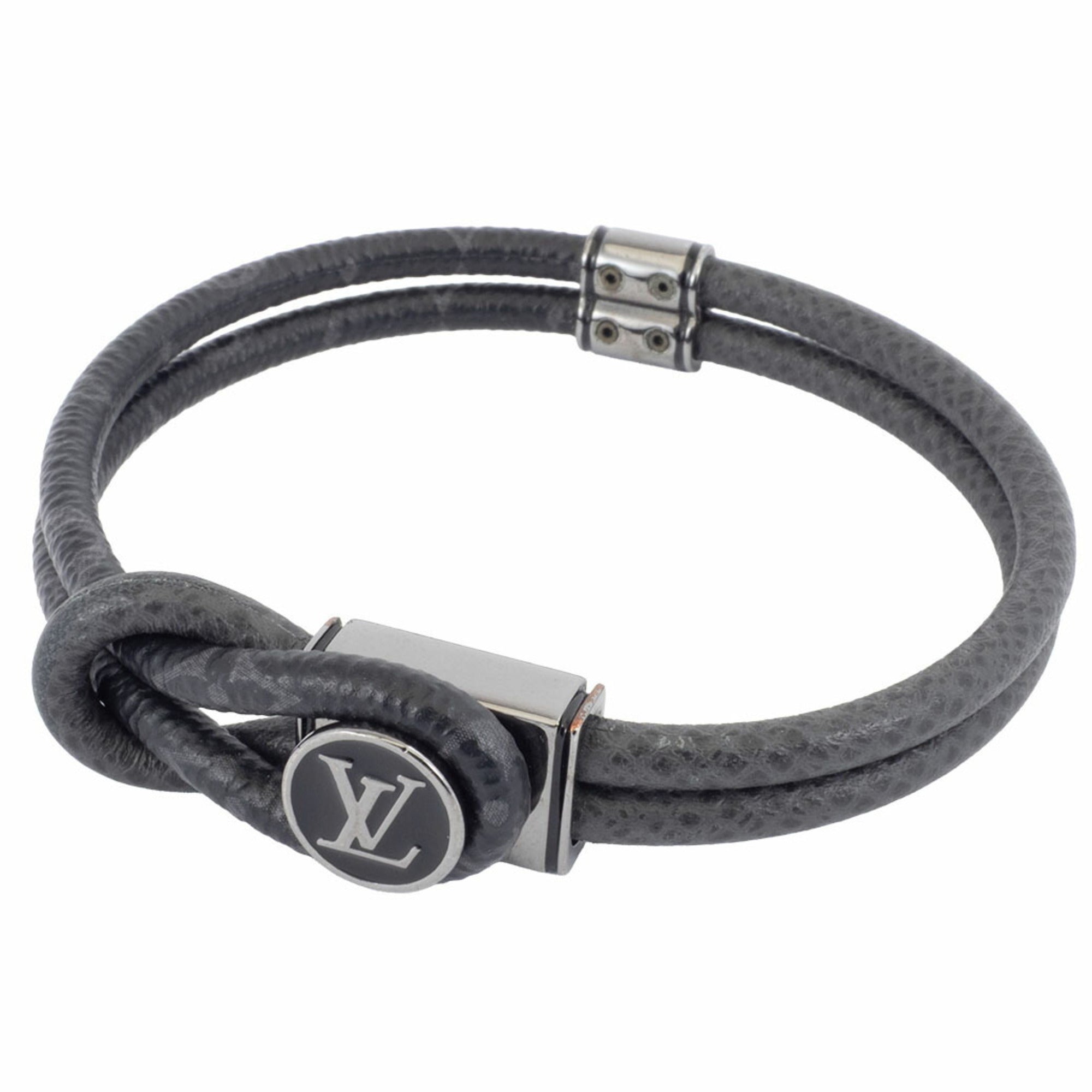 Bracelet Monogram Canvas Black and Gray