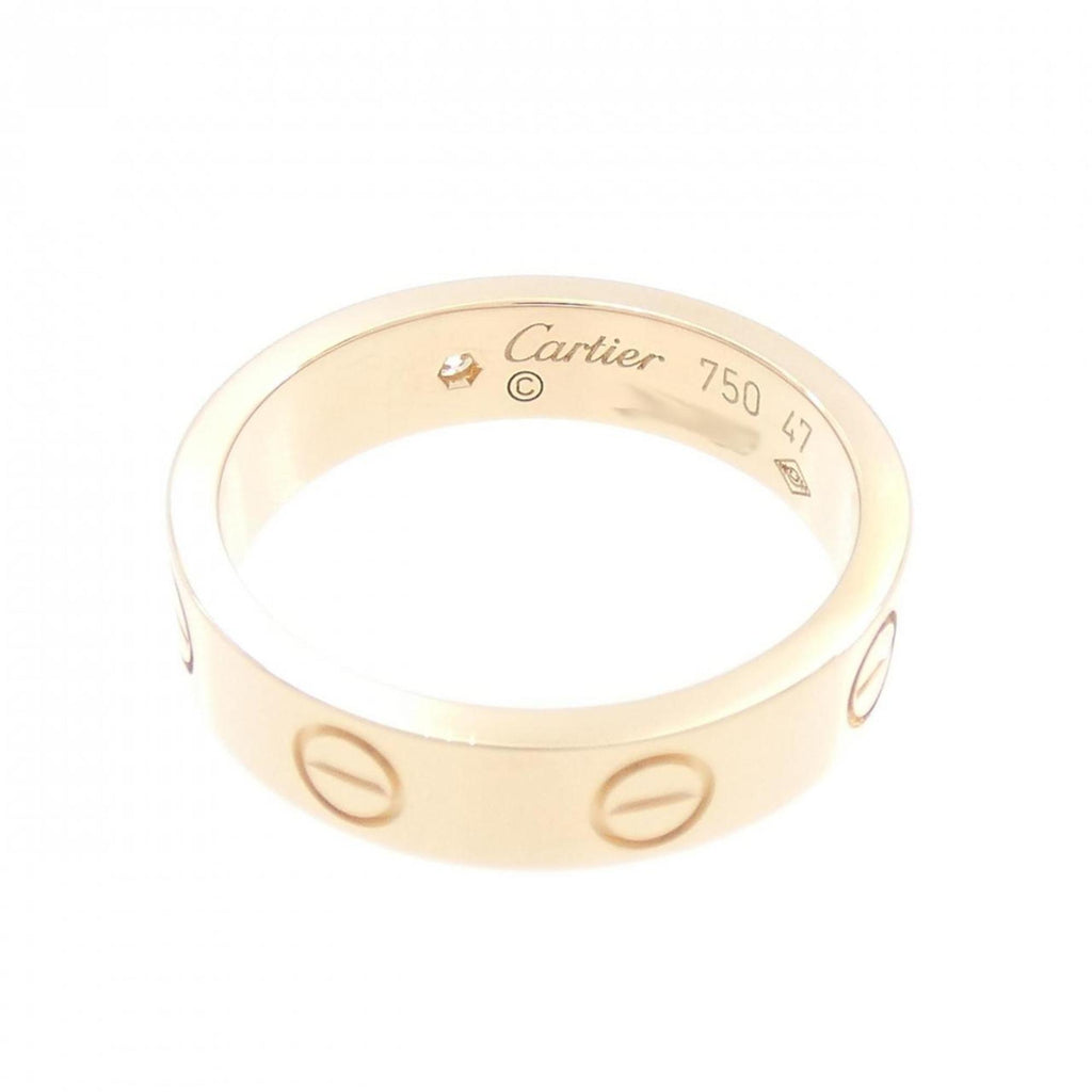 Love Ring Pink Mini with Diamond