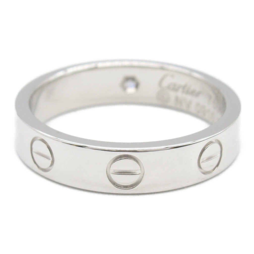 Ring 18K White Gold with Diamond Mini