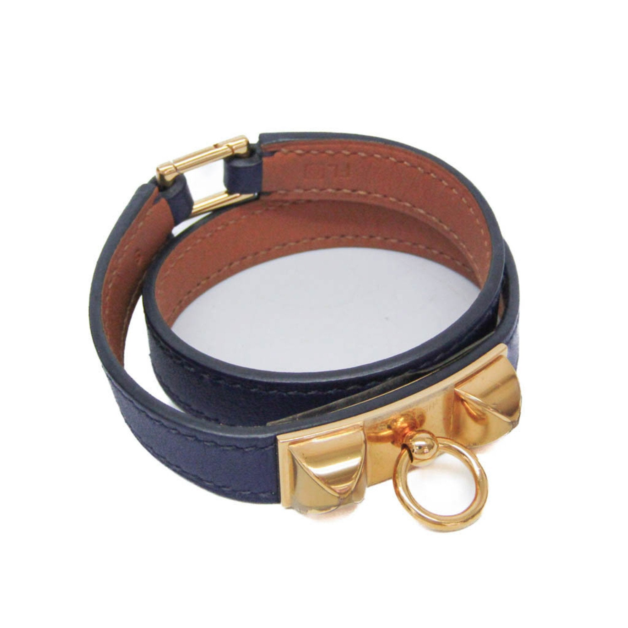Rivale Double Tour Bracelet Leather and Metal