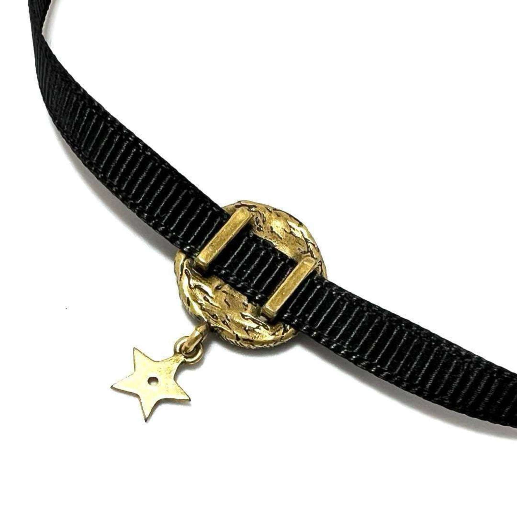 Zodiac Choker Necklace Metal and Nylon