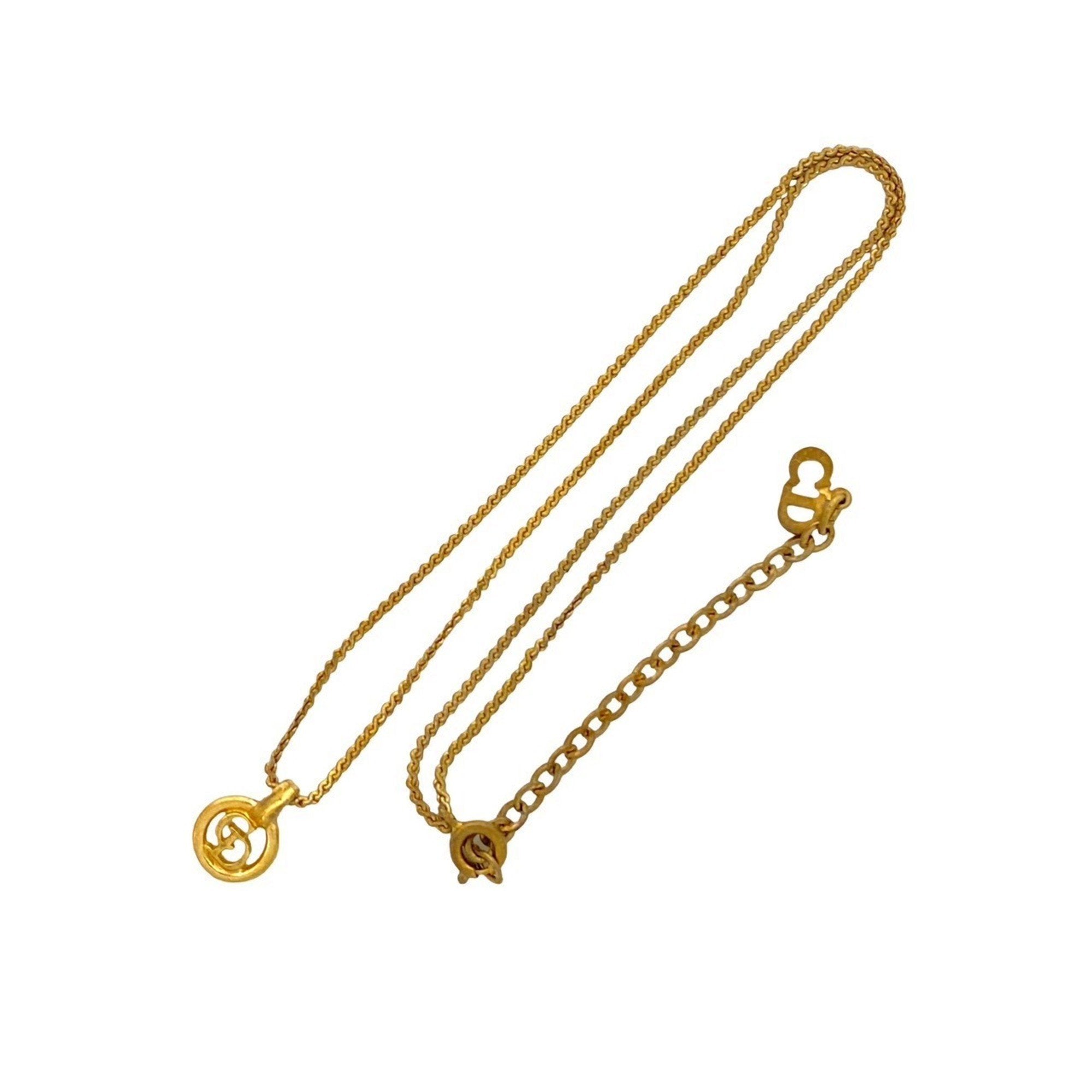 CD Pendant Necklace Gold