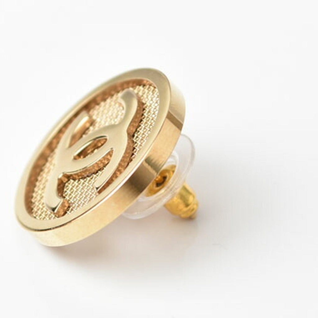 Earrings Gold-Tone Metal