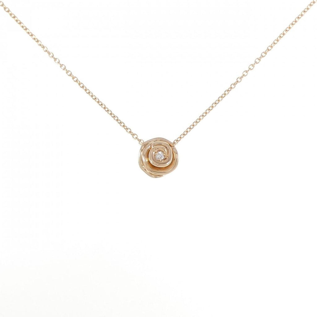 Pendant Necklace 18K Rose Gold with Diamond