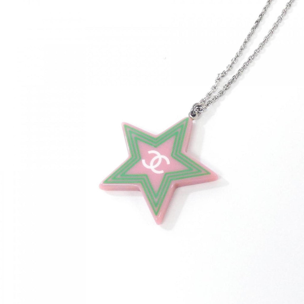 Pendant Necklace Silver-Tone Metal