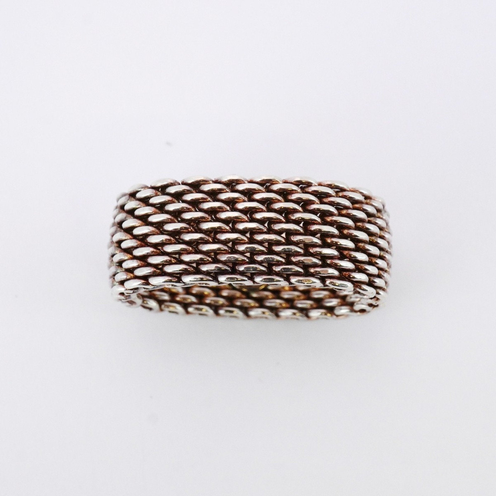 Somerset Mesh Ring Sterling Silver