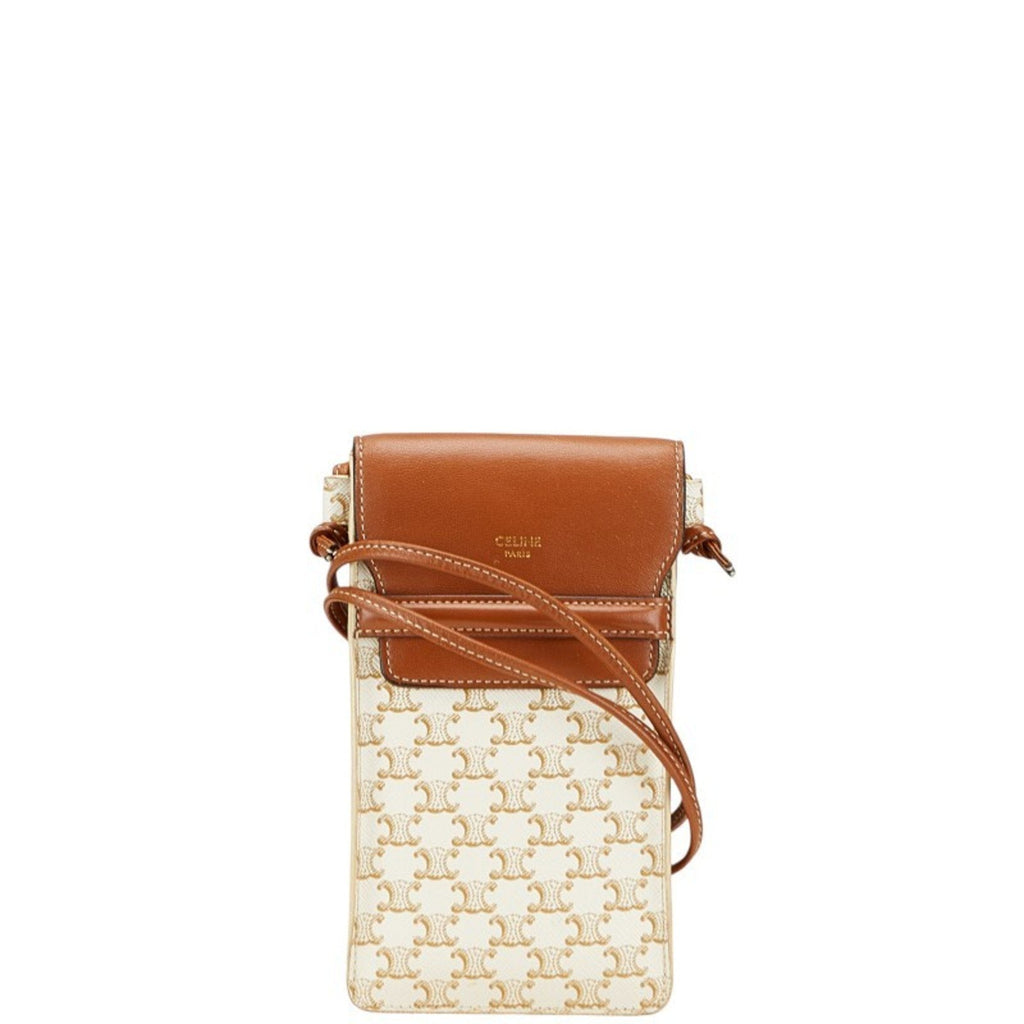 Bucket Bag Triomphe Coated Canvas Small