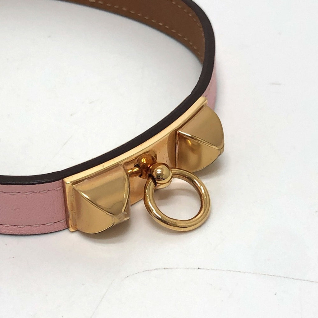 Rival Double Tour Bracelet Swift Leather Pink