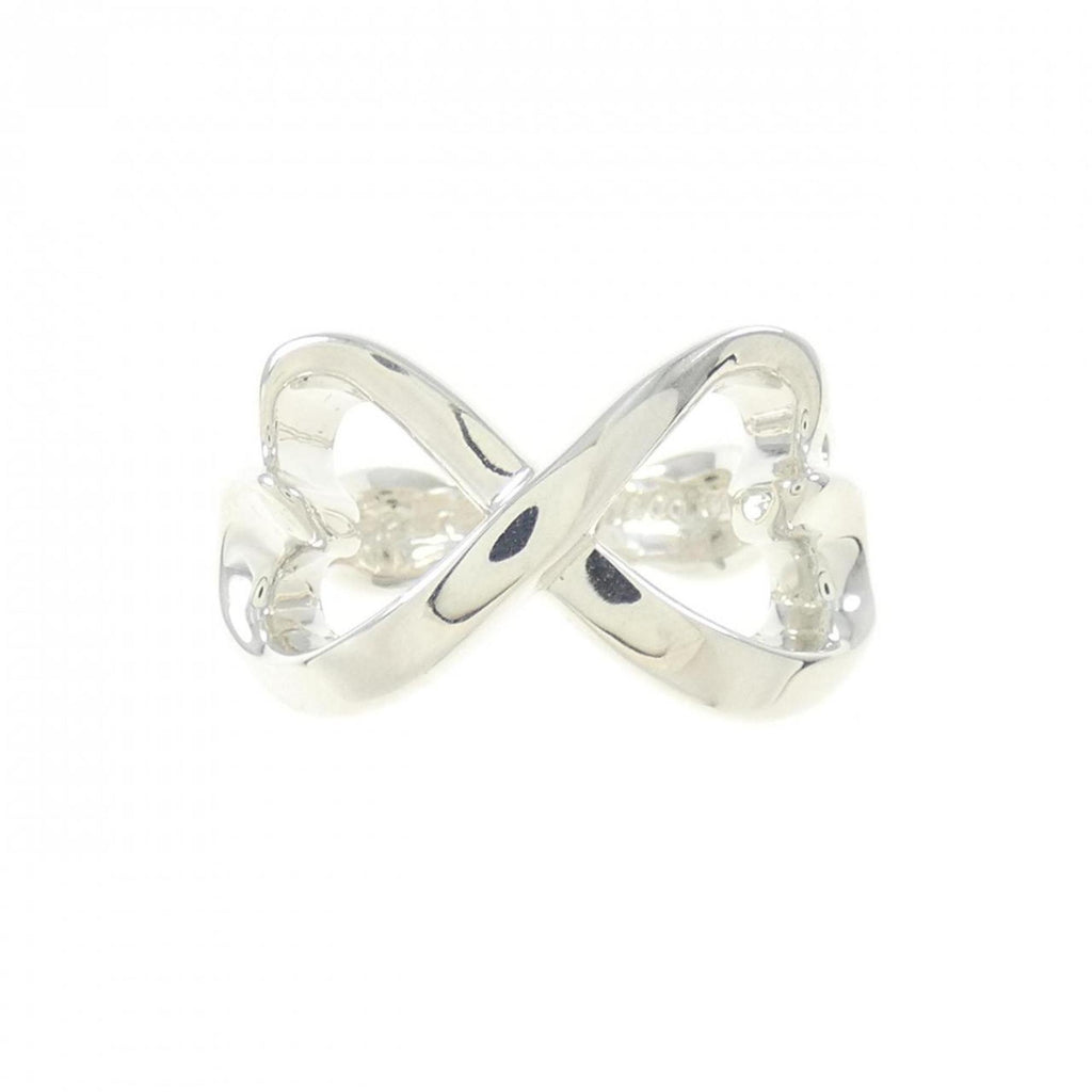 Double Loving Heart Ring Sterling Silver