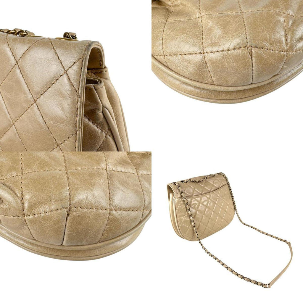 Dubai Messenger Bag Quilted Aged Calfskin Medium