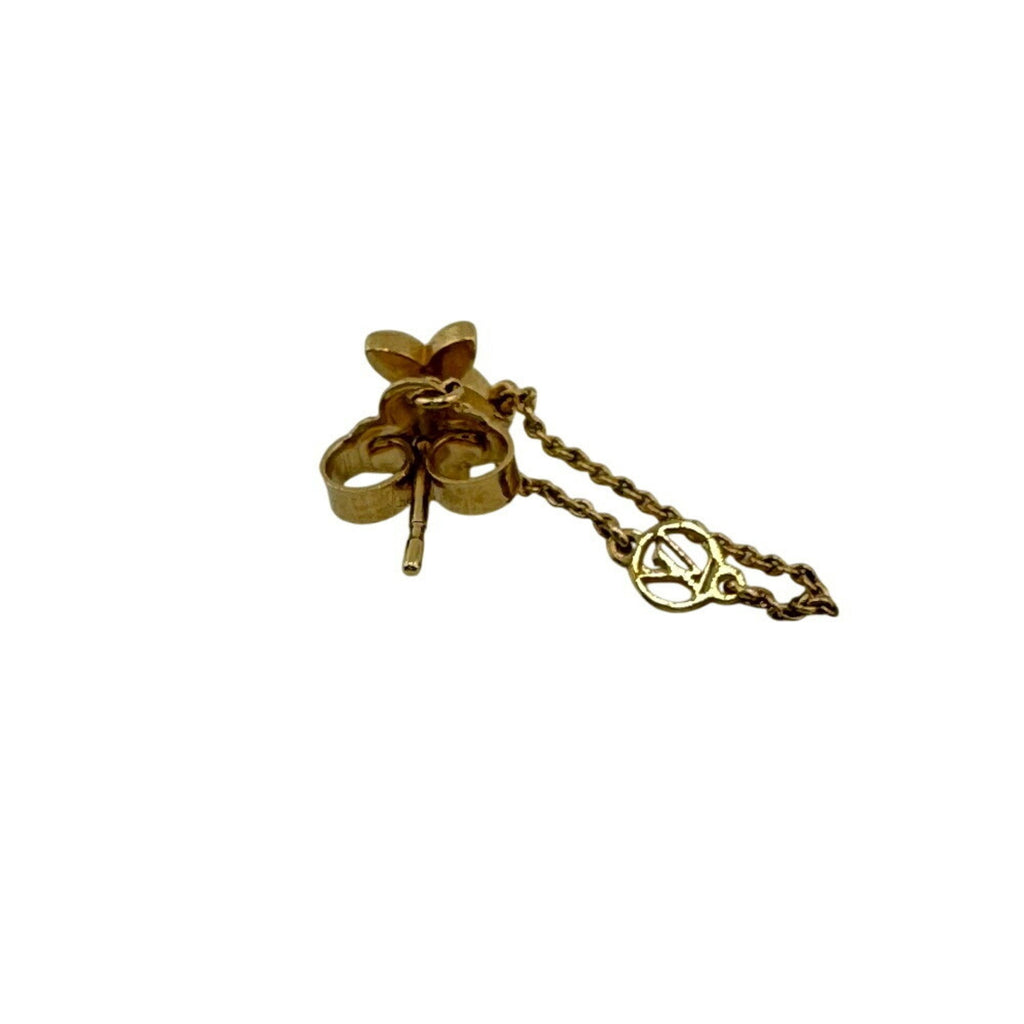 Single Earring Gold-Tone Metal