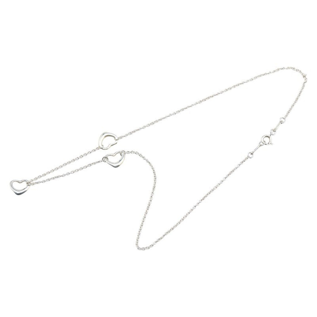 Triple Heart Pendant Necklace Sterling Silver