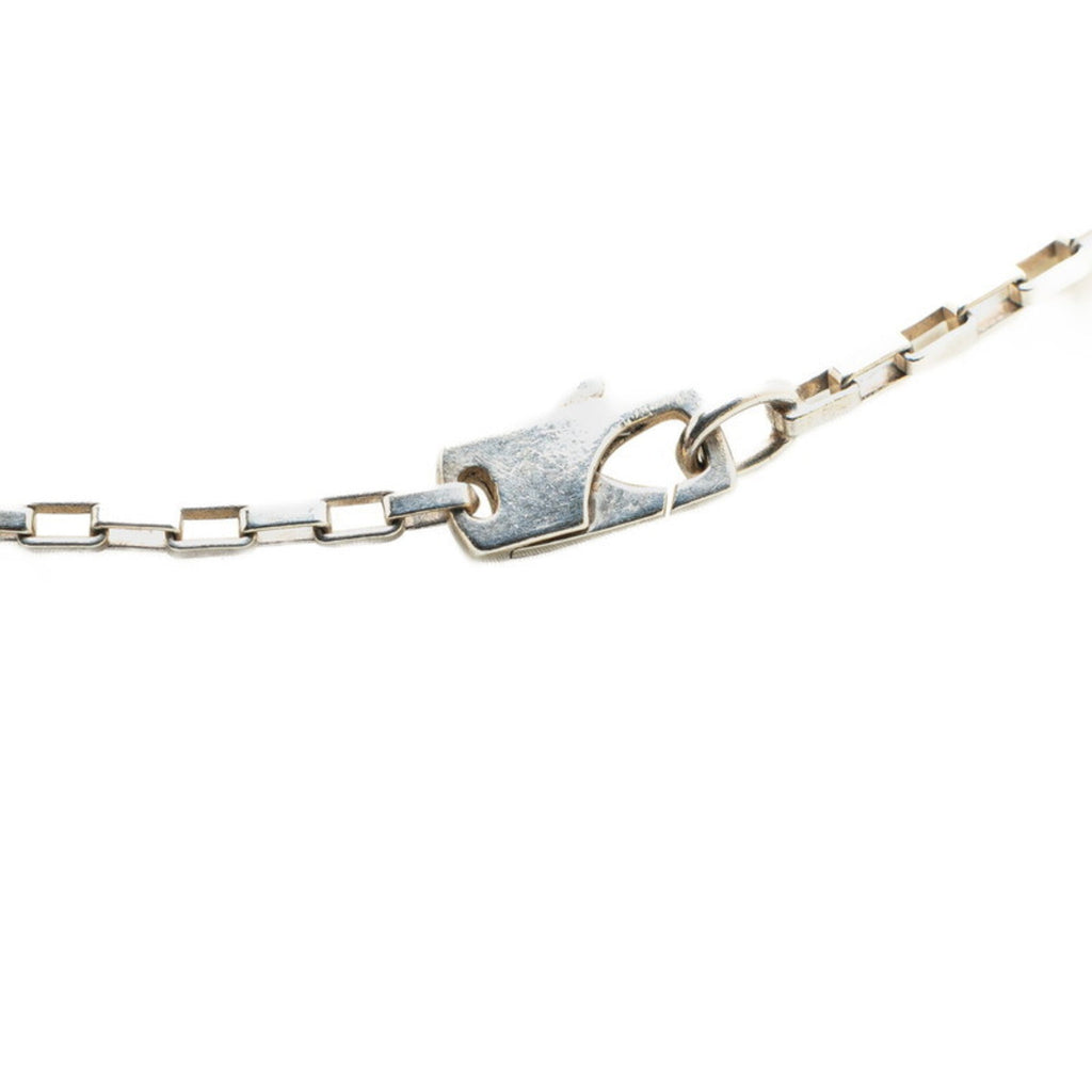 Plate Pendant Necklace Sterling Silver