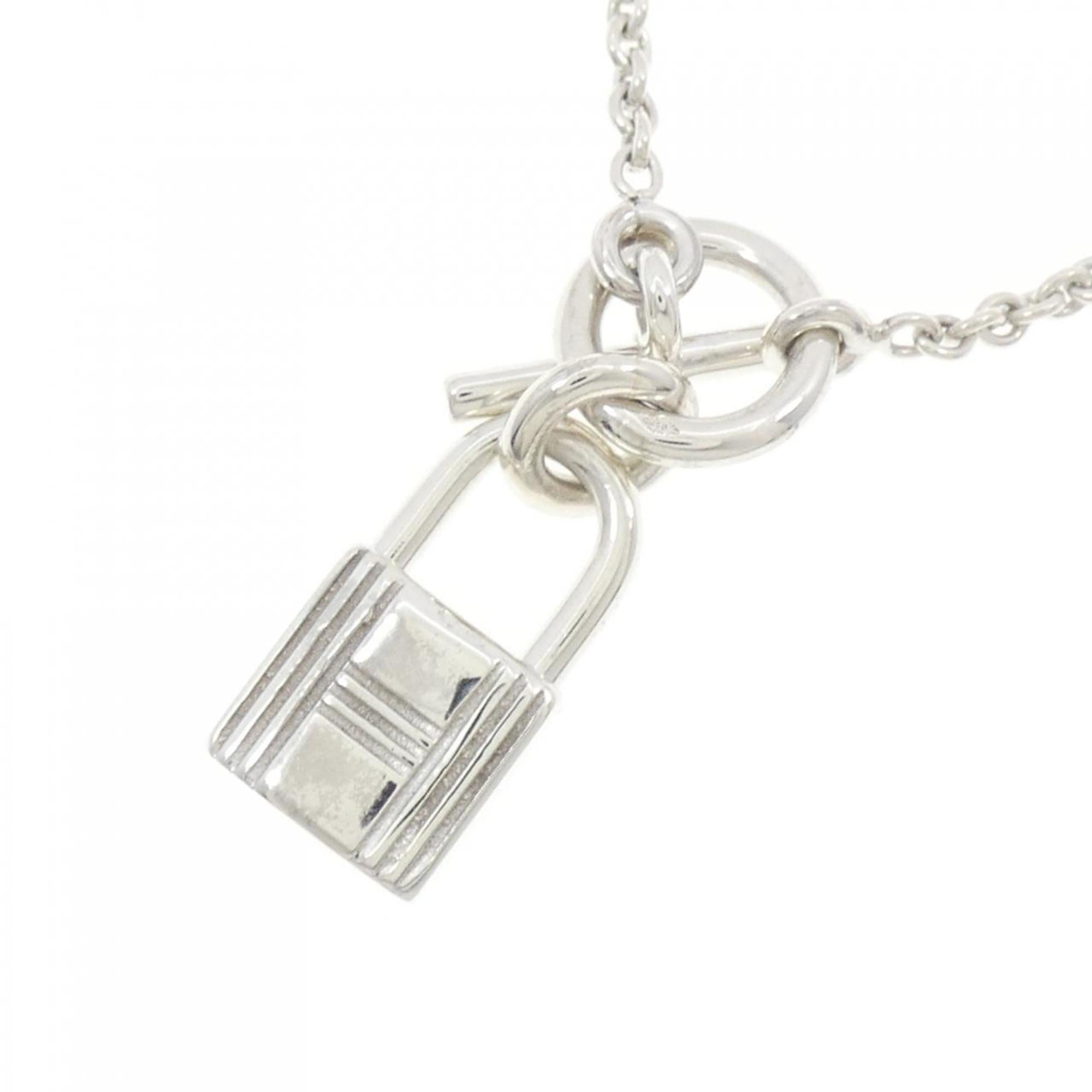 Amulet Padlock Pendant Necklace Sterling Silver