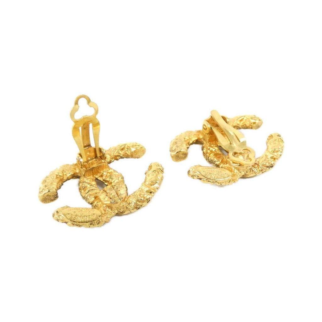 Earrings Gold-Tone Metal