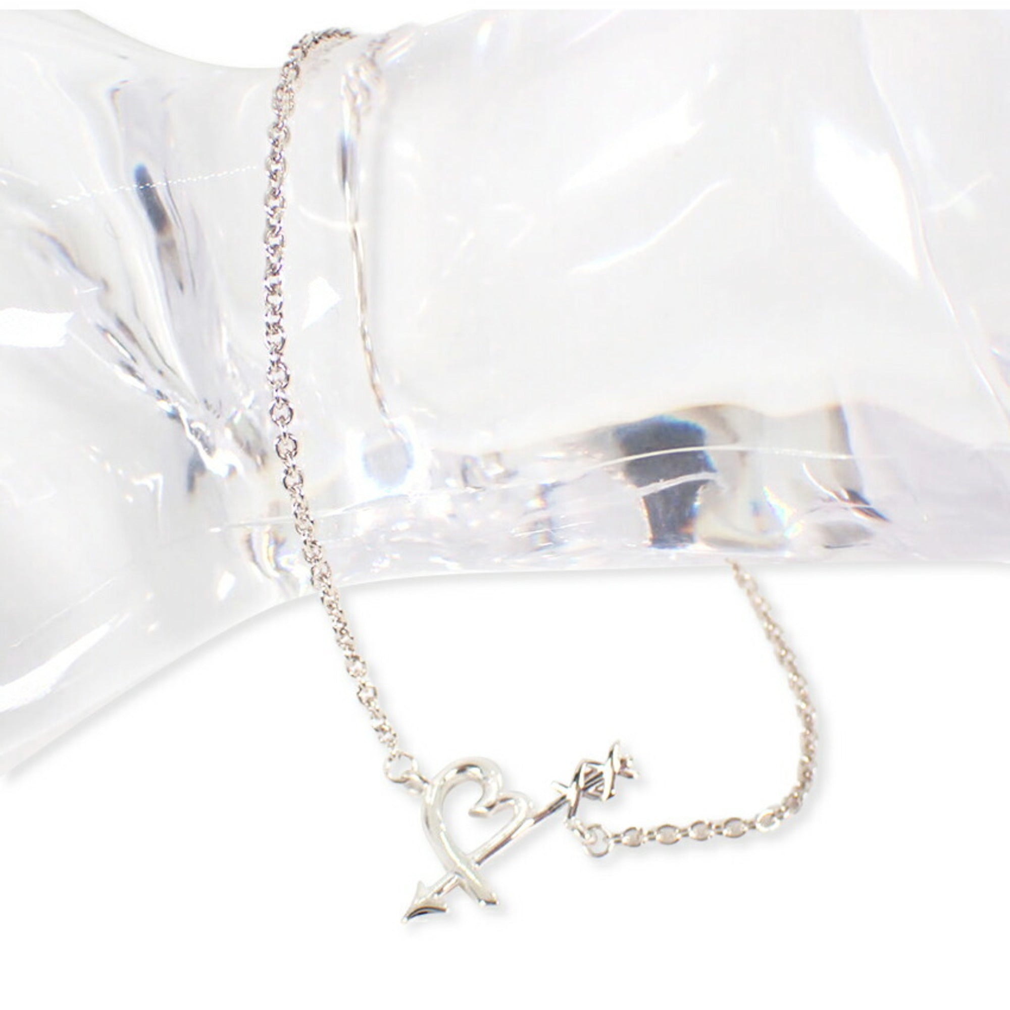 Loving Heart and Arrow Bracelet Sterling Silver