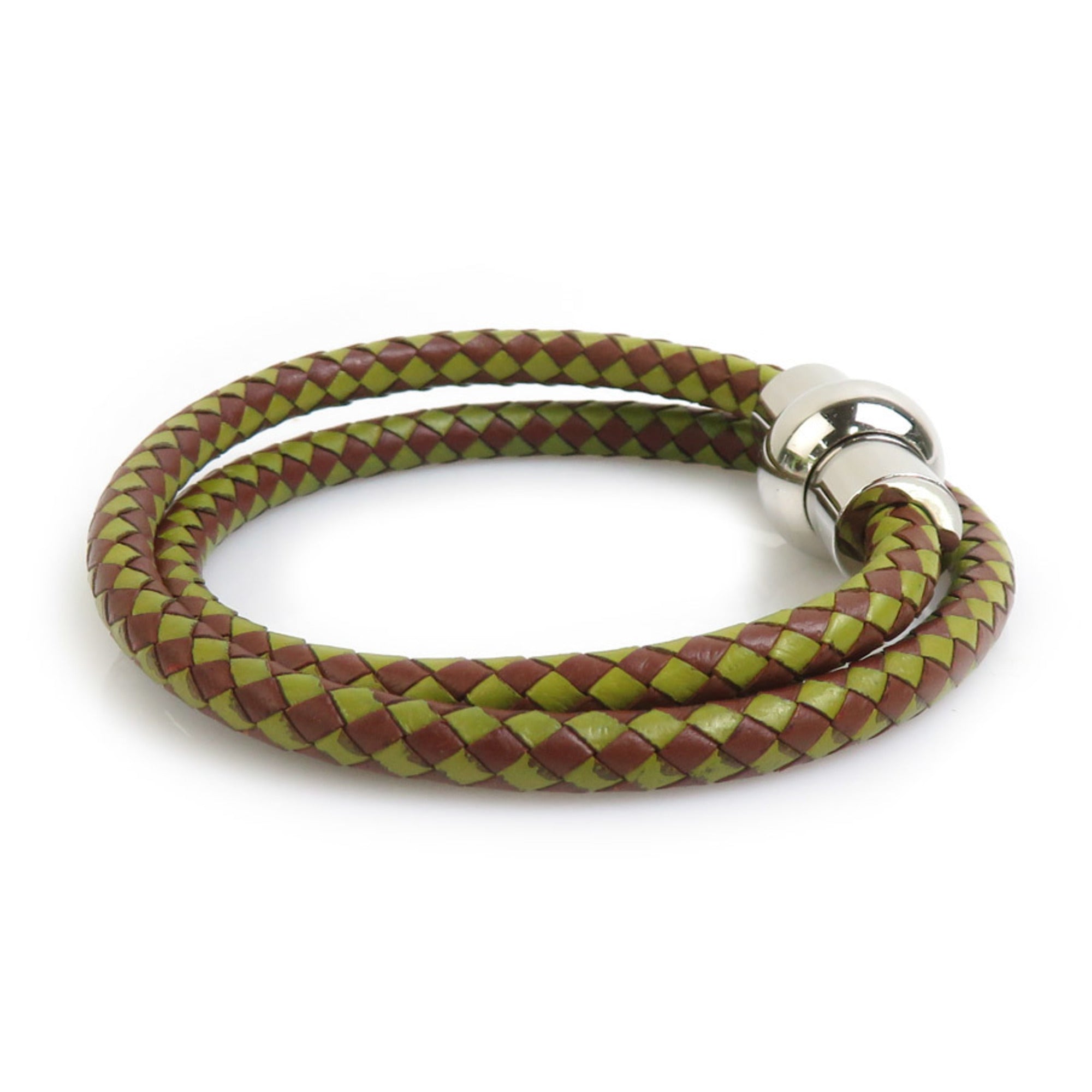 Necklace Leather and Metal