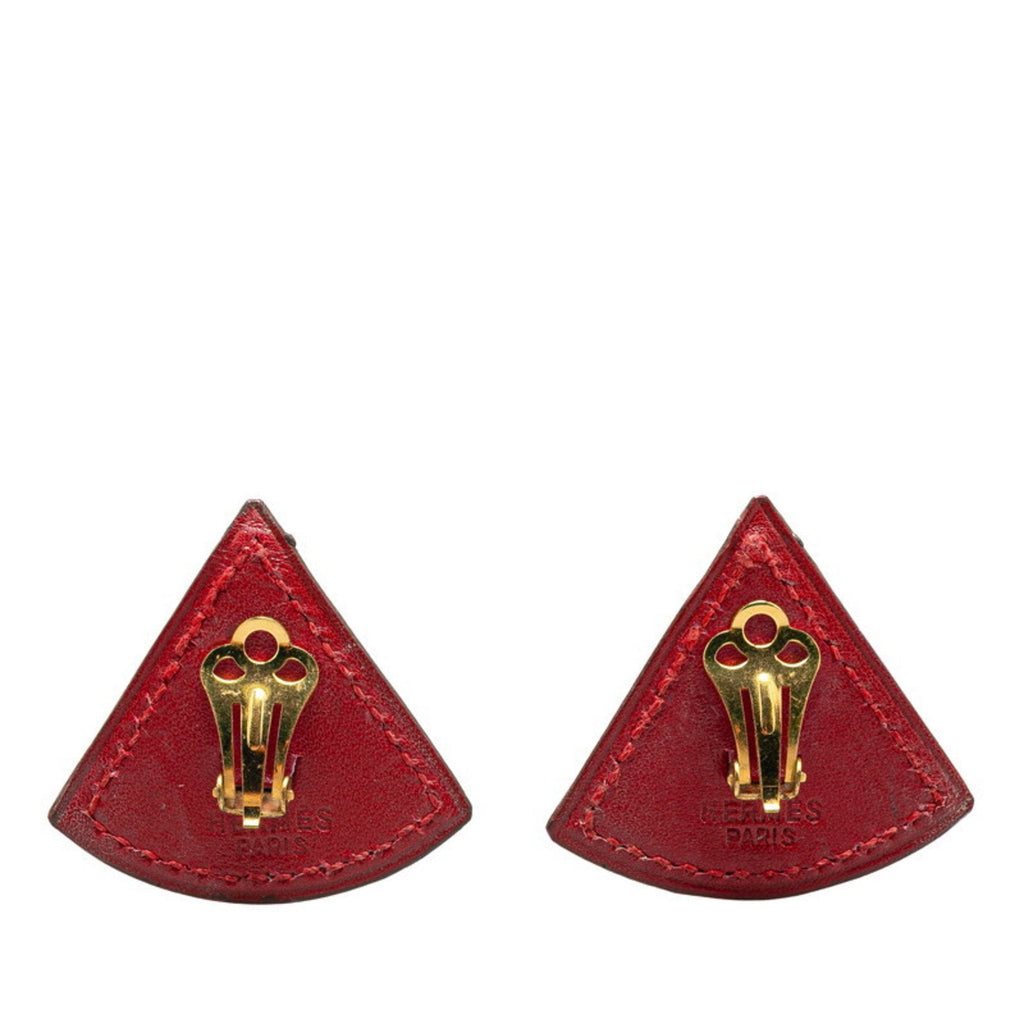 Clip-On Earrings Leather
