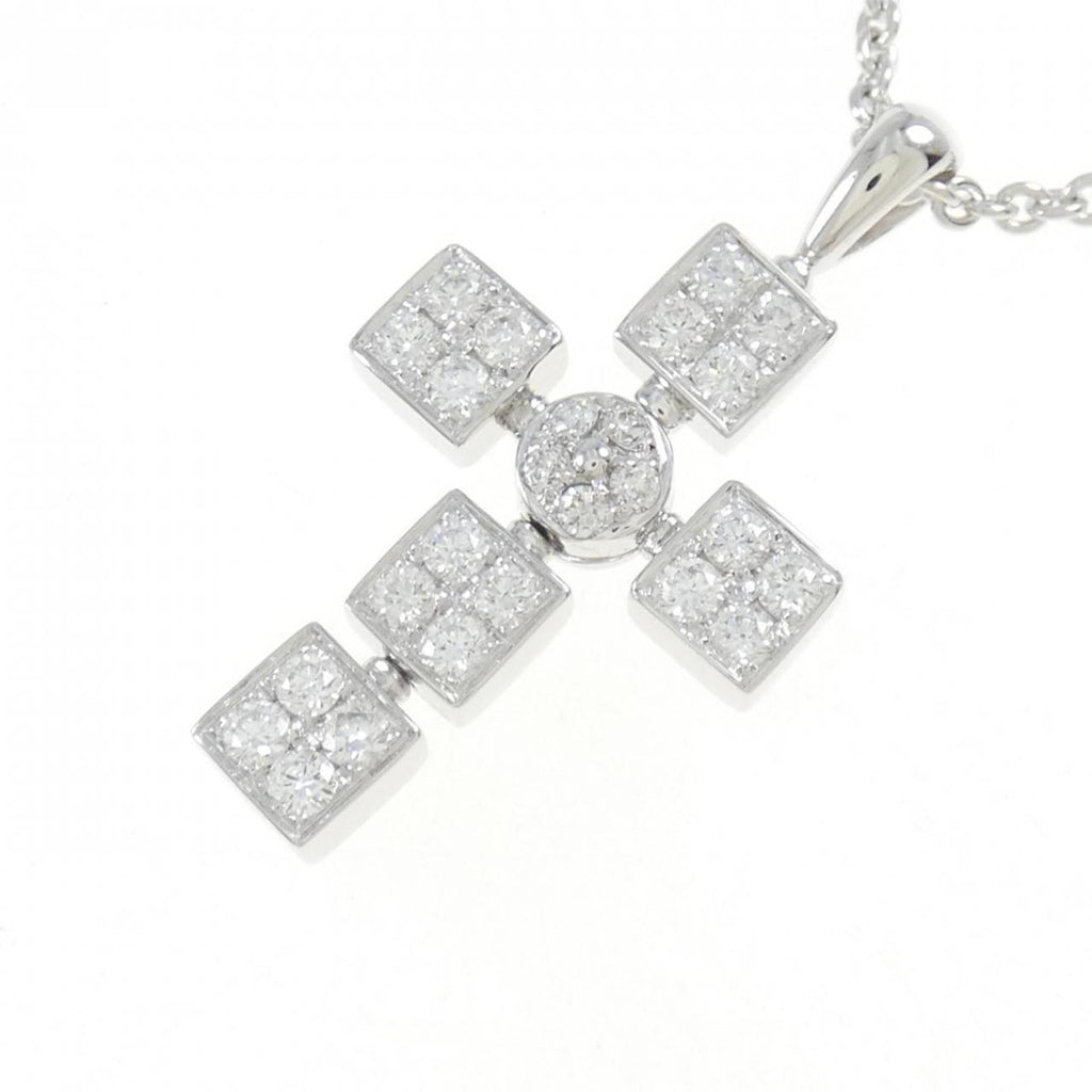 Lucia Pendant Necklace 18K White Gold