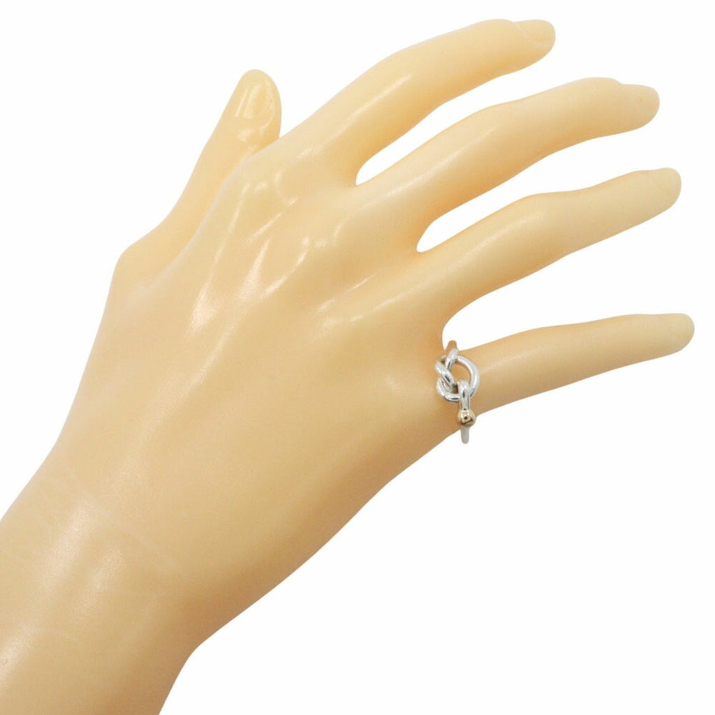 Love Knot Ring Sterling Silver and 18K Yellow Gold